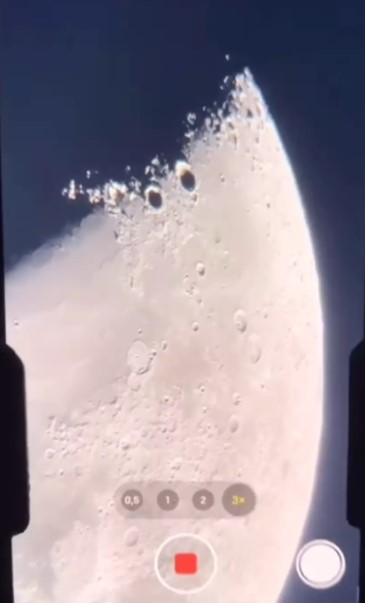 UFO was spotted flying across the moon leaving an astronomer extremely baffled 1