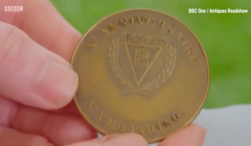 Smith shared that the medallion represented the shared experiences of concentration camp survivors and it was priceless. Image Credit: BBC