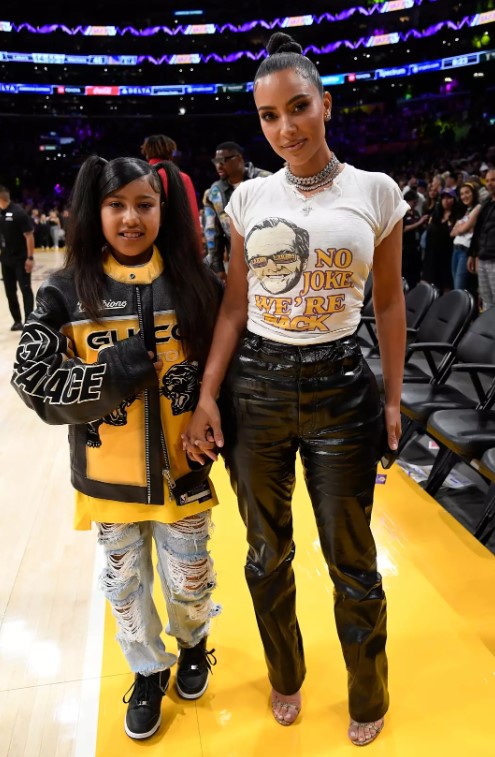 North's love for music comes from her dad's influence, with support from her influential mom, Kim Kardashian, managing her TikTok. Image Credit: Getty