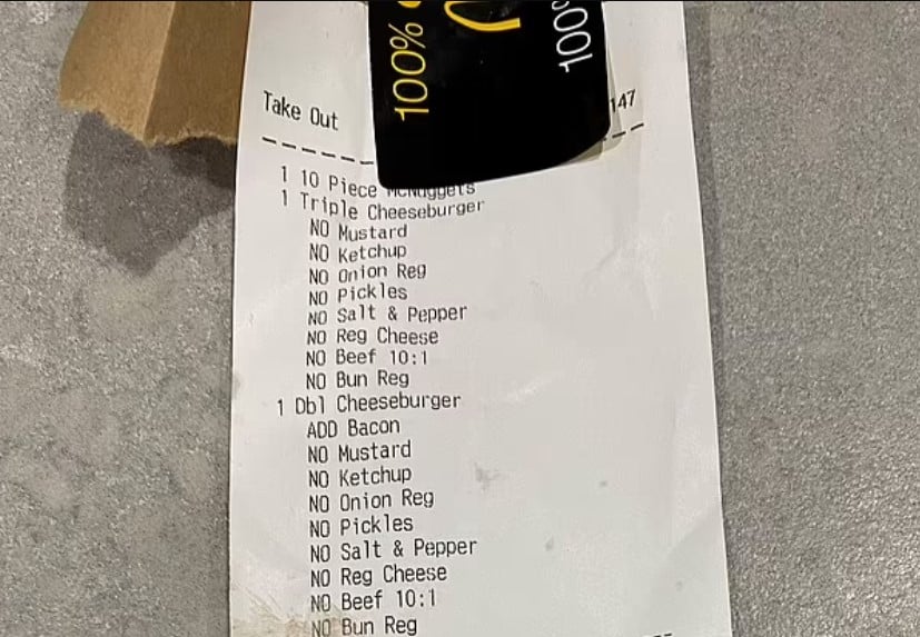 Uber East customer gets furious after receiving empty burger box from McDonald's 6