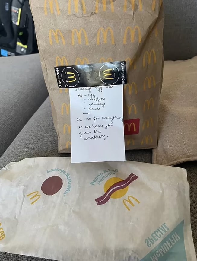 Uber East customer gets furious after receiving empty burger box from McDonald's 2