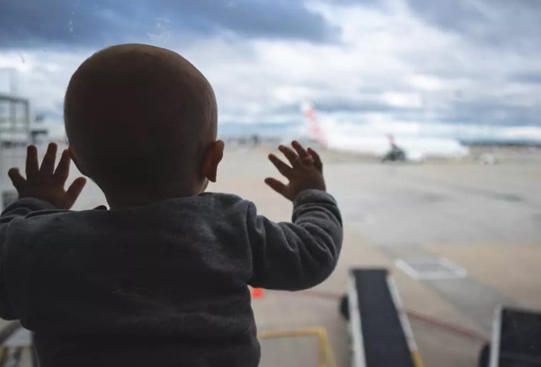 'Heartless' couple leave their baby at airport after refusing to buy ticket for child 3