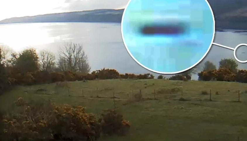Man captures mysterious 18ft shape while searching for Loch Ness Monster 3