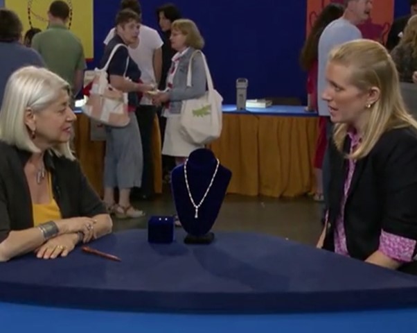 Guest stunned by grandmother-in-law's necklace value on recent Antiques Roadshow episode. Image Credit: Antiques Roadshow