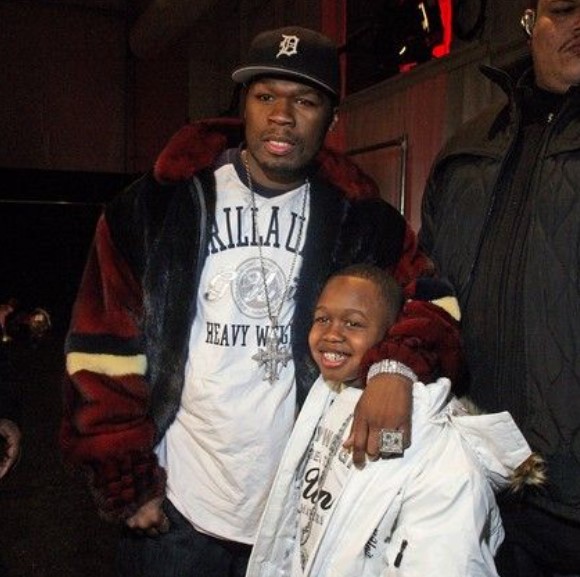 His dad's absence really affected their relationship because he saw 50 Cent as his hero when he was young. Image Credit: Getty
