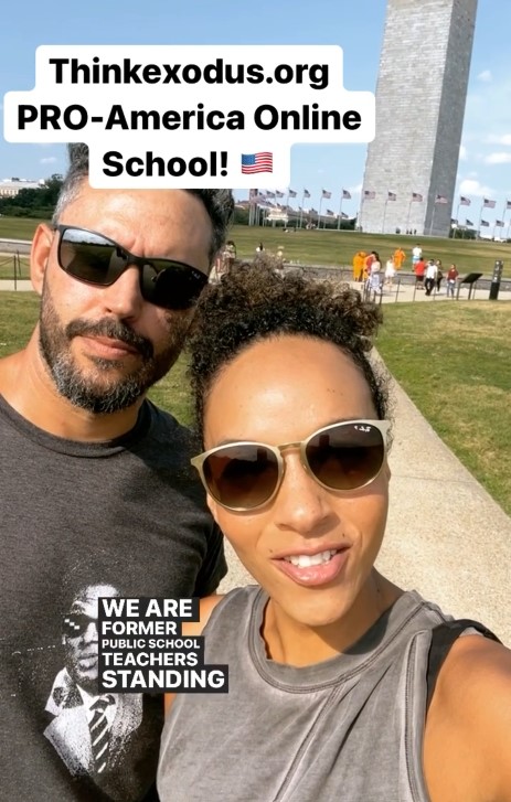 Unhappy with politicized public schools, Kali and Joshua founded the Exodus Institute, an online school in Florida. Image Credit: Facebook/Kali Fontanilla
