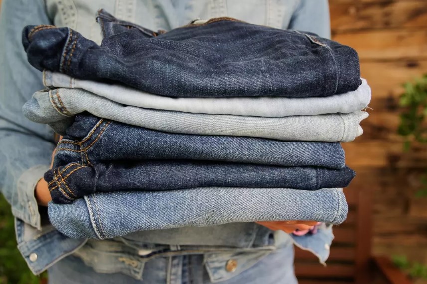 Kelly Love, Branch Basics CEO, offers alternatives for hygiene and stains on unwashed jeans. Image Credit: Getty