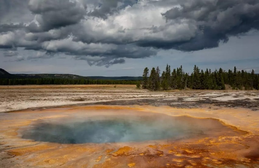 Extreme conditions in the hot spring dissolved his body rapidly within a day. Image Credit: Getty
