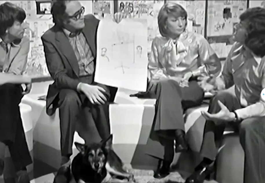 'Time traveler' predicted flat-screen smart TV 50 years ago on Blue Peter 1