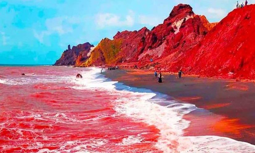Red Sea's color changes due to red algae blooms, giving it its name. Image Credit: Getty