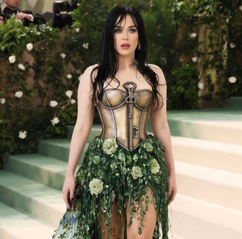 Katy Perry's AI Met Gala image sparks social media discussions on AI power. Image Credit: X