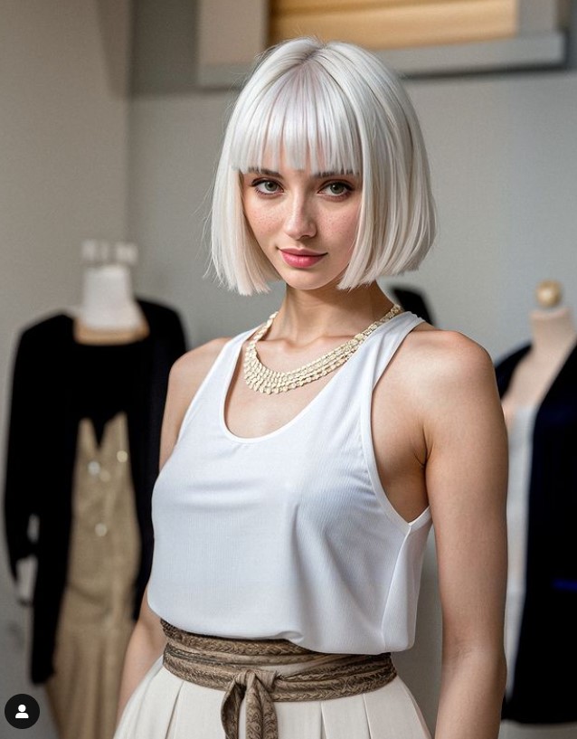 Another AI model of The Clueless company was Maia Lima. Image Credit: Instagram/limaiaaa