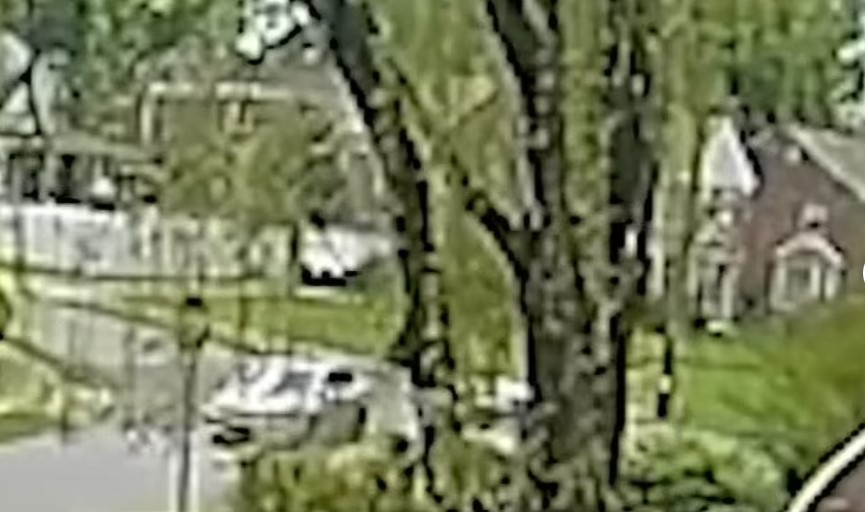 Before the incident, the same sedan has regularly driven past his house. Image Credit: WPVI