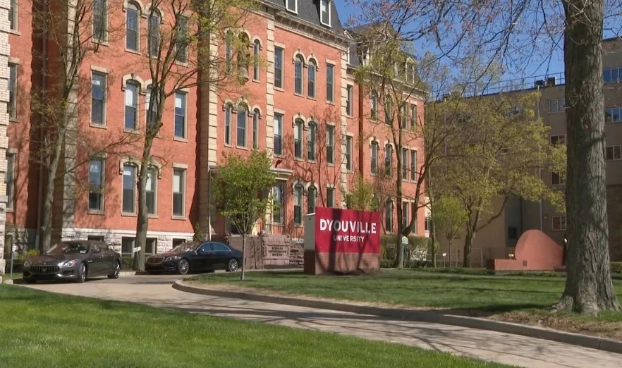 Buffalo's D'Youville University faces backlash for AI robot giving a graduation speech. Image Credit: D'Youville University