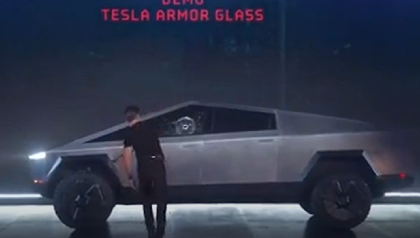 Elon Musk smashes Tesla Cybertruck window to prove its indestructibility 4