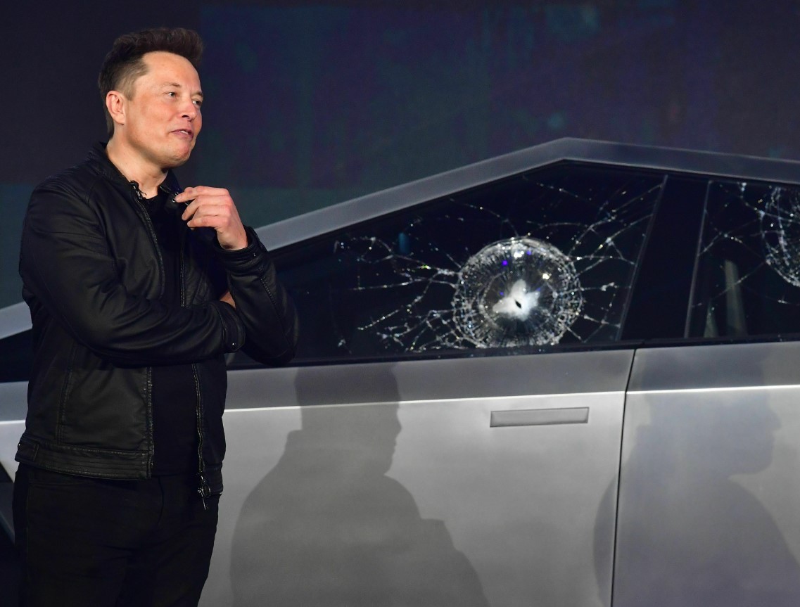 Elon Musk smashes Tesla Cybertruck window to prove its indestructibility 6