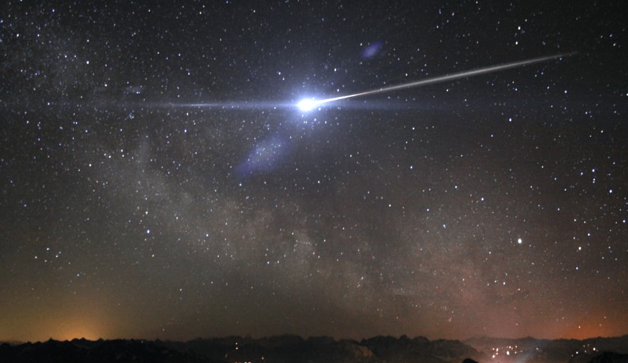 Meteors create fireballs as they burn up in the atmosphere, while meteorites are fragments that survive and impact the Earth's surface. Image Credit: Getty