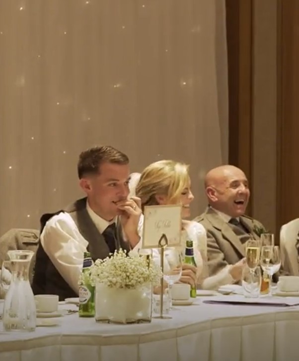 Couple stunned by best man's 'hilarious punchline' during wedding speech 6