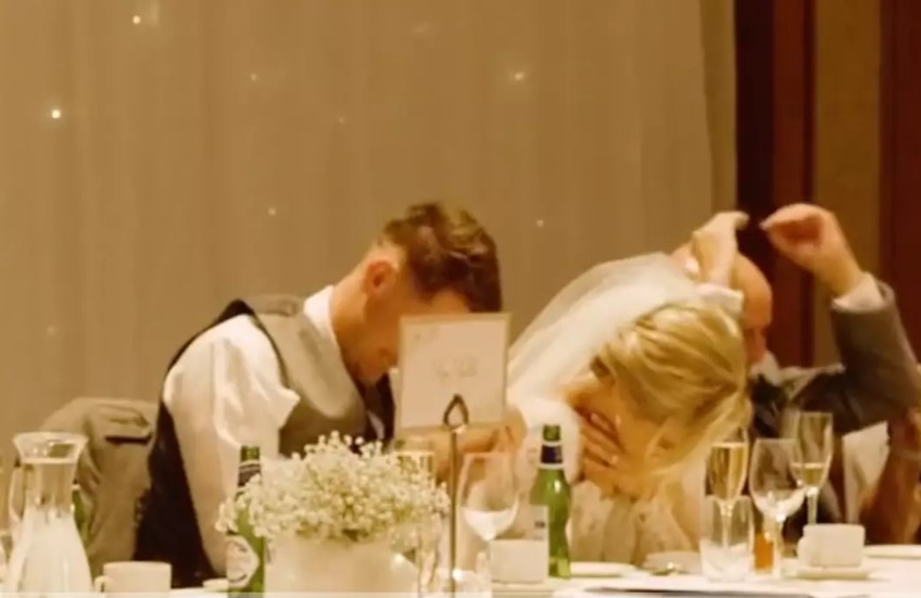 Couple stunned by best man's 'hilarious punchline' during wedding speech 1