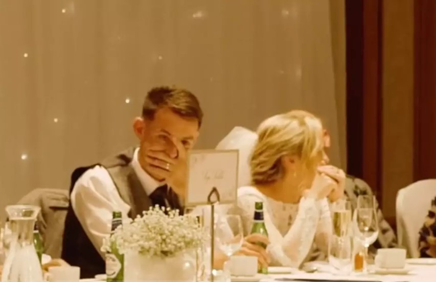 Couple stunned by best man's 'hilarious punchline' during wedding speech 5