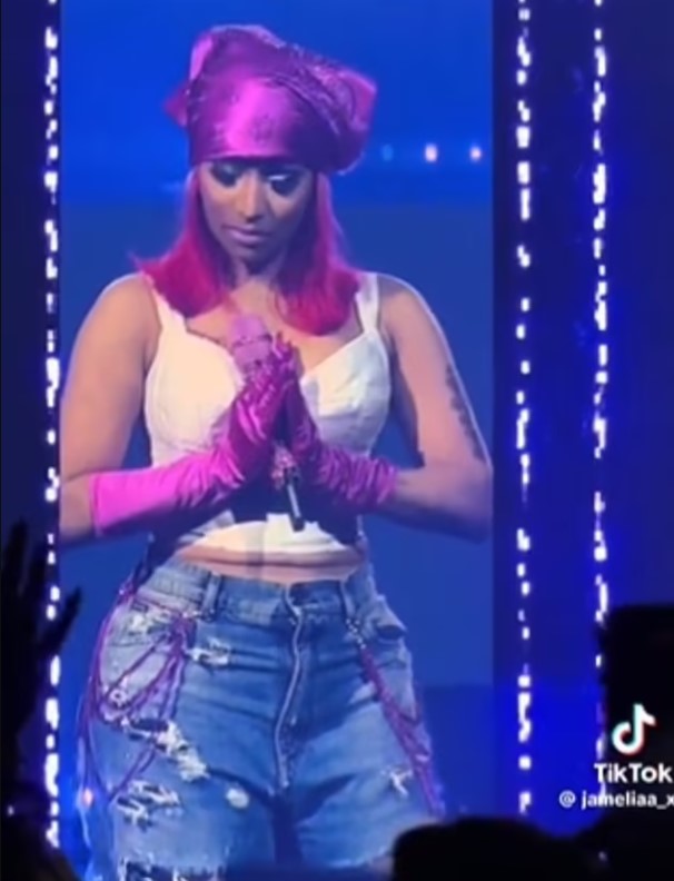 Nicki Minaj pays strange tribute to Princess Diana during concert after stimulant arrest 2