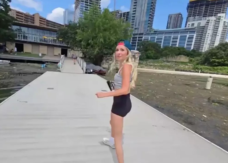 Influencer slammed after paying non-swimmer $20 for risky jump in lake 3