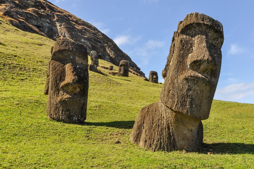 Easter Island residents depended on groundwater discharge due to scarce natural freshwater on the remote island. Image Credit: Getty