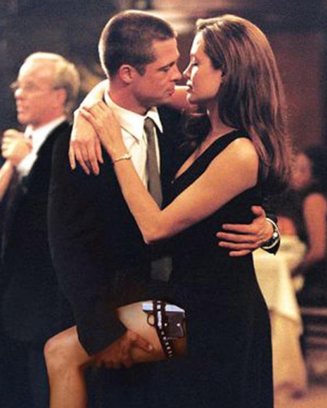 It was rumored that Brad Pitt had a relationship with Jolie when they starred action-comedy film Mr. & Mrs. Smith. Image Credit: Getty