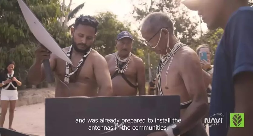 Isolated Amazon tribe addicted to social media after being given internet access by Elon Musk 2
