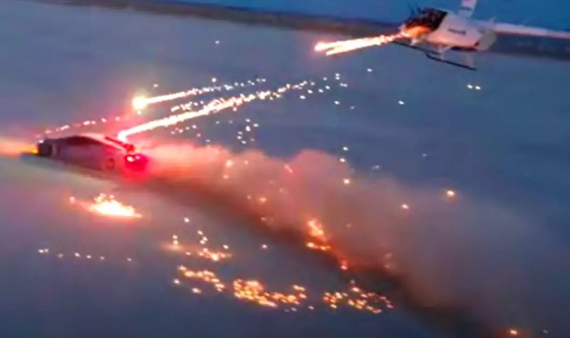 YouTuber faces 10 years in prison after shooting fireworks from helicopter at a Lamborghini 4