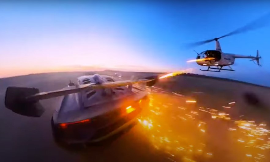 YouTuber faces 10 years in prison after shooting fireworks from helicopter at a Lamborghini 2