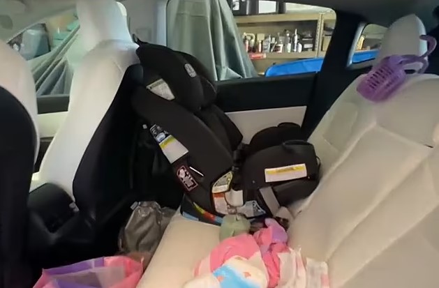 Grandmother freaks out after defective Tesla locked up toddler in sweltering car 3