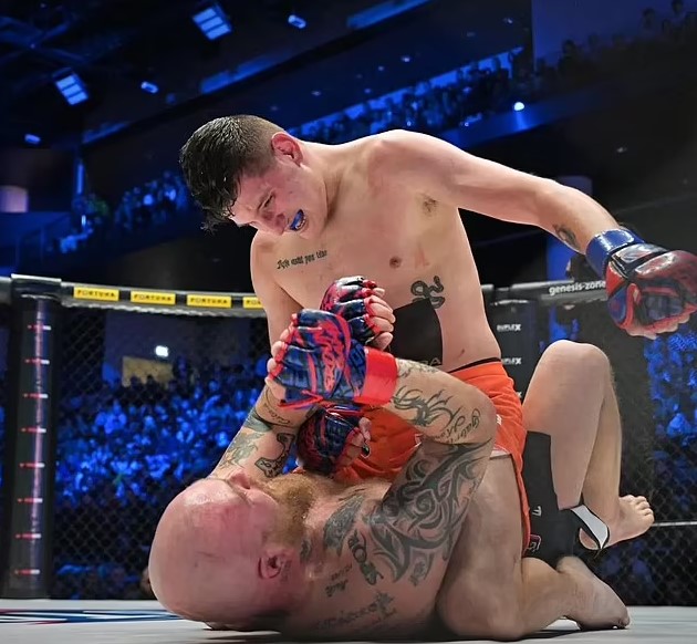 Czech MMA fighter's public proposal rejected after losing bout at Clash of Stars. Image Credit: X/Happy Punch