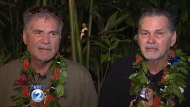 Two lifelong best friends in Hawaii recently discovered they are actually half-brothers. Image Credit: NBC News