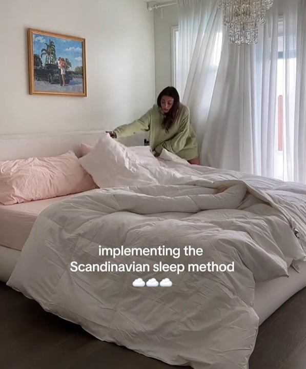 Woman claims Scandinavian sleep method could p otentially save marriages 1