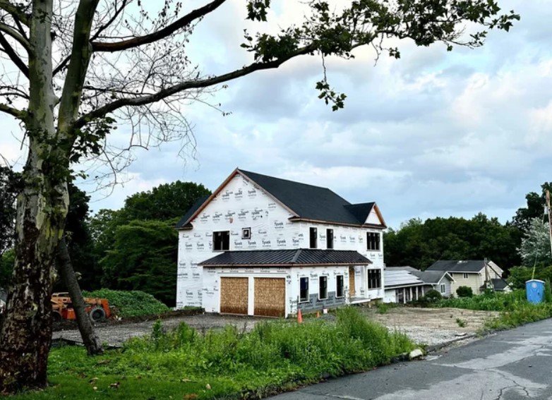 Someone built a $1.5M house built on his land purchased in 1991 without his permission. Image Credit: NBC New York