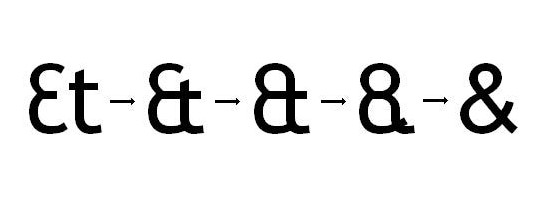 The ampersand was Britain's 27th alphabet letter, recited as 