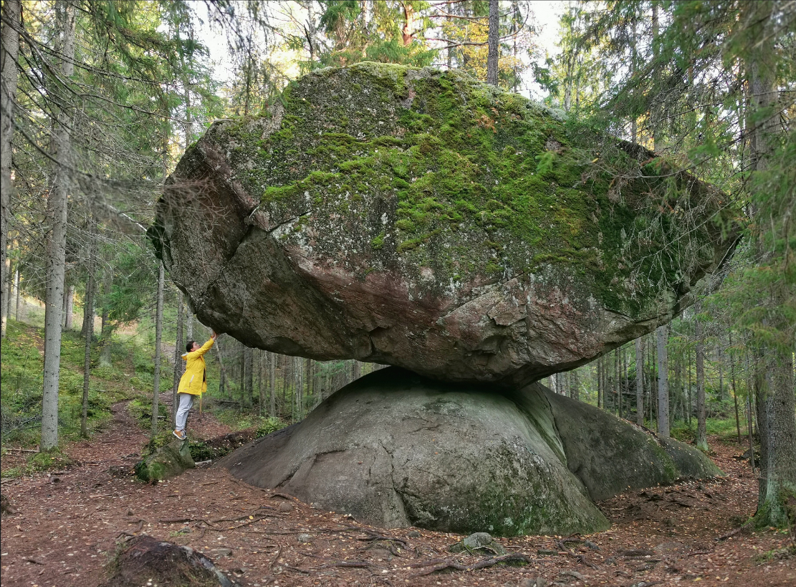 Kummakivi balancing rock: a testament to nature's astonishing feats 5