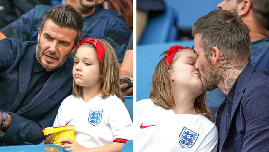 David Beckham explains controversy about his affectionate kiss with 11-year-old daughter 1