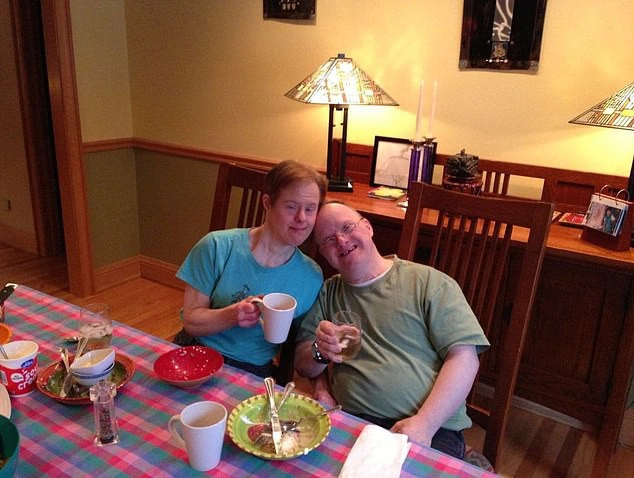 The couple with Down syndrome had been together for 25 years, only separating when their husband died 3