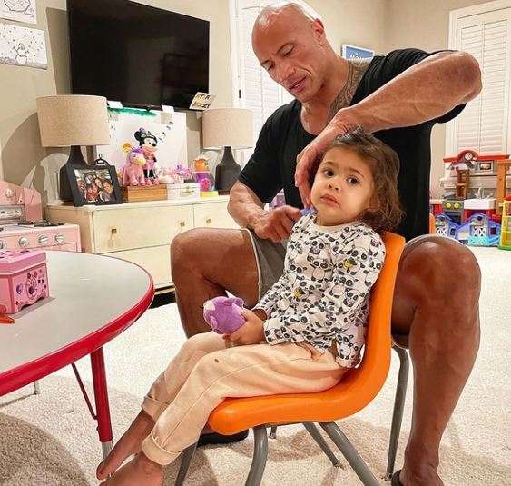 The Rock playing Barbie dolls with his daughter goes viral for being too adorable 2