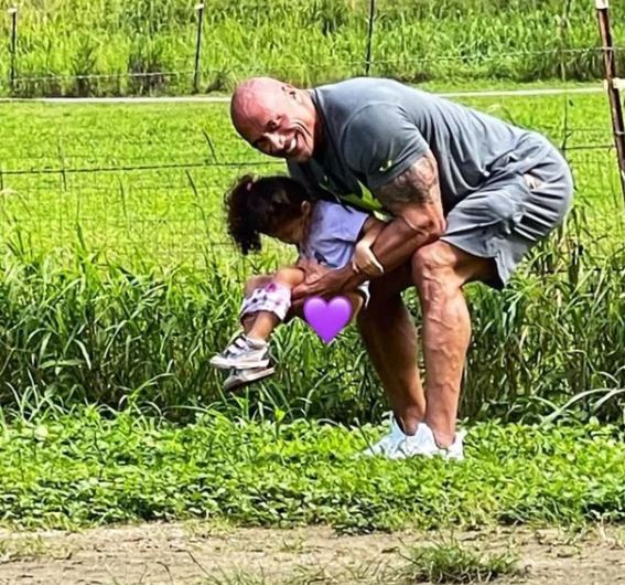 The Rock playing Barbie dolls with his daughter goes viral for being too adorable 9