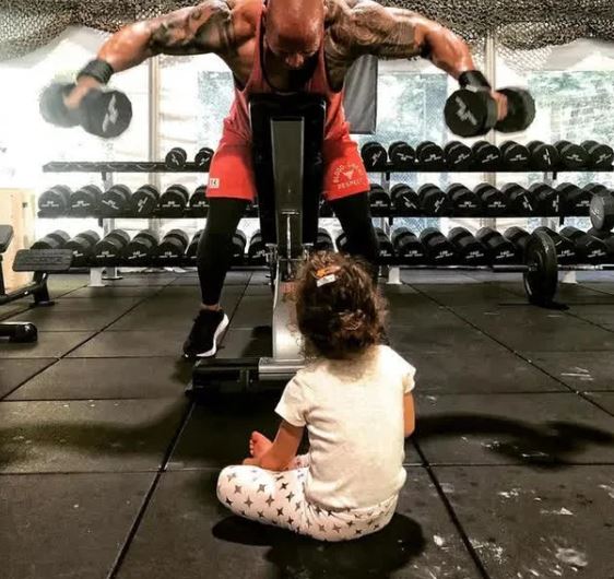 The Rock playing Barbie dolls with his daughter goes viral for being too adorable 12