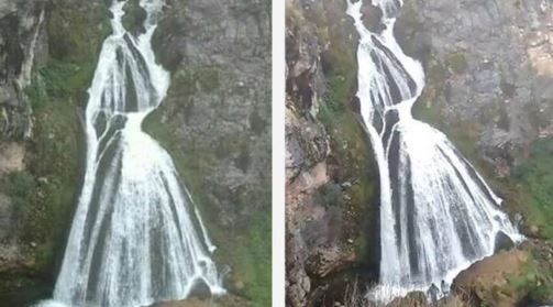 A waterfall in Peru is like a bride in a wedding dress, with a heart-rending love story behind it 1