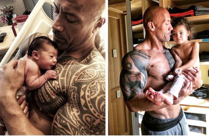 5 moments that show girls are the Rock's entire world 1