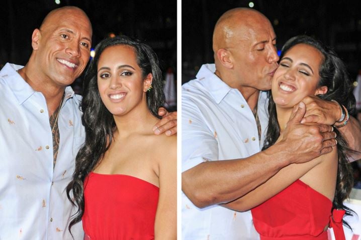 5 moments that show girls are the Rock's entire world 8