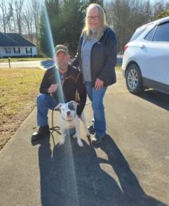 Mischka smiles when she sees Mark, Mary, and the three members of Maggie's family having fun together.