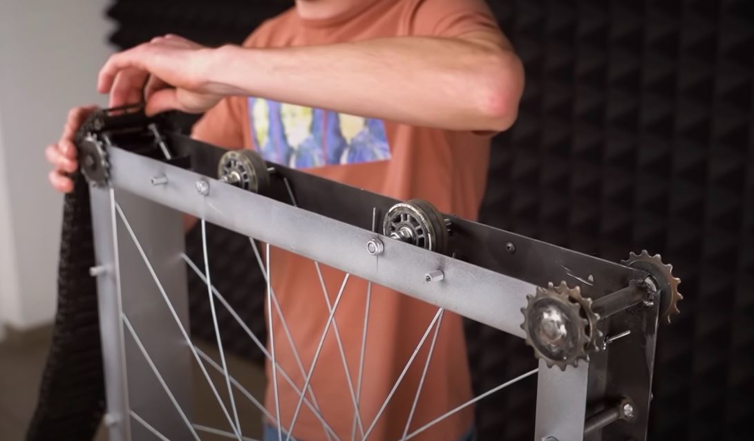 A bicycle with square wheels actually works, thanks to a youTube inventor 3