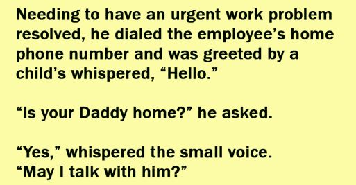 The boss wondered why one of his most valued employees was absent, but had not phoned in 1