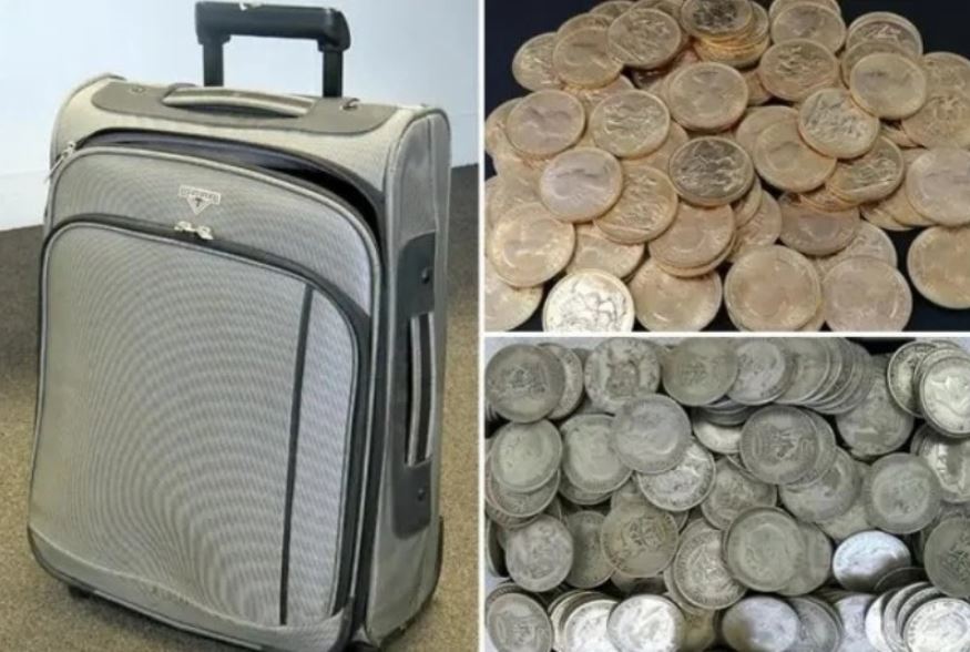 The unexpected windfall: American man's fortuitous find of cash in a second-hand suitcase 2
